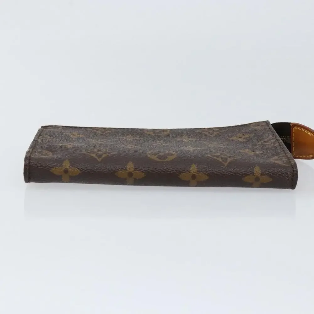 Louis Vuitton Monogram Bucket PM Accessory Pouch Brown